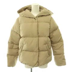 B&Y ユナイテッドアローズ BEAUTY&YOUTH ビューティー&ユース ダウンジャケット フード ジップアップ アウター M ベージュ /HS ■OSのサムネイル