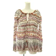 ツモリチサト TSUMORI CHISATO 柄 長袖 ブラウス プルオーバー リボン 2 白 マルチカラー /HS ■OSのサムネイル
