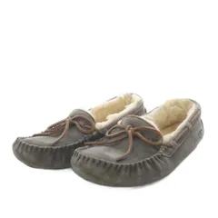 アグ オーストラリア UGG australia ダコタ モカシン スリッポン リボンモチーフ スエード US7 グレー 5612 /YO24のサムネイル