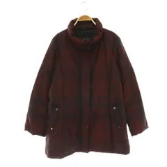 ダックス DAKS チェック ダウンジャケット 13ABR ボルドー ブラック /ES ■OSのサムネイル