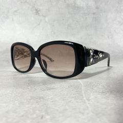Christian Dior メガネフレーム 黒 ストーン装飾 伊達メガネ - メルカリ