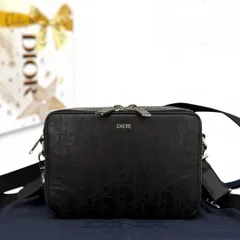 クリスチャンディオール ギャラクシー ショルダーバッグ　オブリーク　黒 Christian dior メッセンジャーのサムネイル