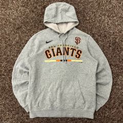 NIKE読売ジャイアンツコットンクルーネックフリースGIANTS×TGグレー 