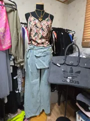 スリップ ノースリーブ ブラウス 花柄 パータンのサムネイル