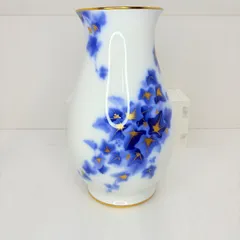 【大倉陶園】金彩 花瓶 花器 フラワーベース 高さ約30cm OKURA JAPAN 共箱付  🥚 C-1のサムネイル