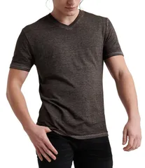 ラッキーブランド メンズ トップス シャツ Vネック Tシャツ Lucky Brand Short Sleeve Burnout VNeck TShirt Jet Black ブラック