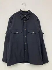 MEN'S MELROSE ブルゾン 3 ブラック 無地 ミドル丈 フードなし ボタン留め メンズのサムネイル