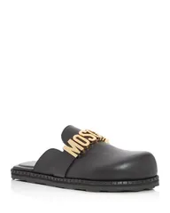 モスキーノ レディース シューズ サンダル ロゴ Moschino Womens Logo Mules Black ブラックのサムネイル
