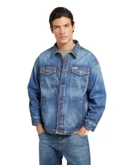 ゲス メンズ アウター ジャケット・ブルゾン 長袖 GUESS Mens Billy LongSleeve Trucker Jacket Dogroseのサムネイル