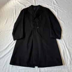 20s 30s unknown フロックコート ブラック ダブルブレスト ウールのサムネイル