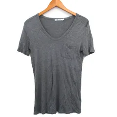 ティーバイアレキサンダーワン T by Alexanderwang カットソー Tシャツ 半袖 胸ポケット シンプル XS グレー 灰 /KT24のサムネイル
