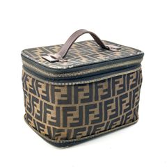 FENDI フェンディ ズッカ柄 バニティバッグ ハンドバッグ ヴィンテージ