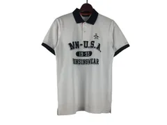 【中古ゴルフウェア】Munsingwear(マンシングウェア) 半袖ポロシャツ Mのサムネイル