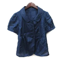 ペイトンプレイス PEYTON PLACE ジャケット ラウンドカラー 13B XL 紺 ネイビー /YIのサムネイル