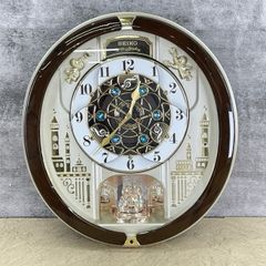 極美品 SEIKO セイコー AM220B 電波時計 からくり時計 - メルカリ