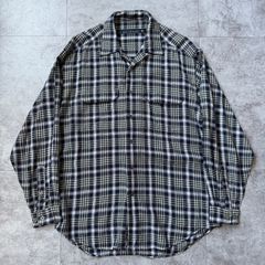 90s NAUTICA USA製 オンブレチェック レーヨンシャツ ブラック - メルカリ