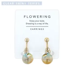 ★7月上旬入荷予定★ ＜Clear Shiny＞ イヤリング グラデーション AER0624-Bのサムネイル