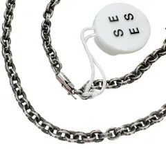 【CHROME HEARTS/クロムハーツ】PAPER CHAIN ペーパーチェーン 18インチ ネックレス シルバー925 33.475g 47cm 1999 レディース 【中古】【真子質店】【GD】のサムネイル