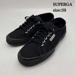 SUPERGA 2750 COTU CLASSIC FULL BLACK 39 24.5cm スペルガ コットンクラシック キャンバス スニーカー フルブラック 定番のサムネイル