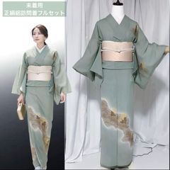 東レシルック 絽 訪問着 フルセット 洗える着物 夏帯 夏小物 - メルカリ