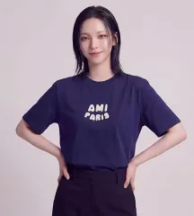 在庫6個あり 正規品 アミ PARIS パッチ 半袖Tシャツ ユニセックス ブランド Tシャツのサムネイル