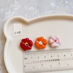 L117 서아시아의 꽃주 잠자리 구슬 유리 구슬 빈티지 전통적인 유리 공예 수공예 핸드메이드 소재