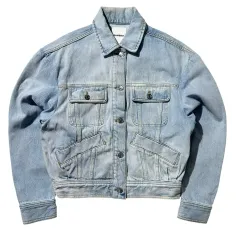 レディース L-XL SANDRO サンドロ デニム トラッカージャケットのサムネイル