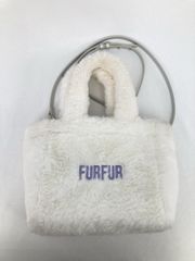 FURFUR 파퍼 숄더백 F 화이트 레이디스