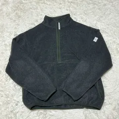 古着 thisisneverthat ディスイズネバーザット ハーフジップ フリースジャケット プルオーバー グレー M 264-1628のサムネイル