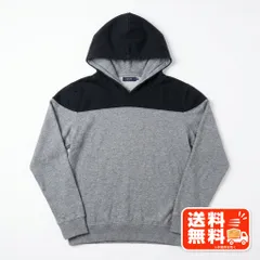 SHIPS シップス バイカラー パーカー グレー ブラック Mサイズ UNIQLO風のサムネイル