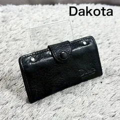 Dakota ダコタ コインケース コインカウンター レザー ブラック 型押しロゴのサムネイル