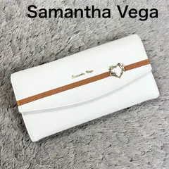 Samantha Vega サマンサヴェガ 長財布 レザー ホワイト ハートチャームのサムネイル