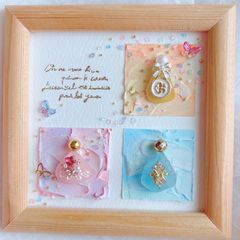 シーグラスアート オシャレ プリンセス 香水 化粧品 フレンチガーリー