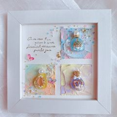 シーグラスアート オシャレ 雑貨 インテリア 化粧品 プレゼント 北欧