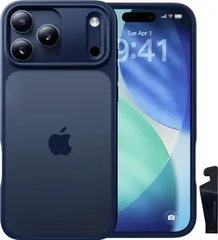 【新品】iPhone 17 Pro Max 専用 CASEKOO耐衝撃ケース［ブルー］1個