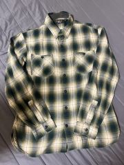 スーパーレア RRL ダブルアールエル シャドーオンブレ シャツ キムタク 