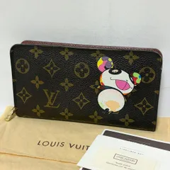 Louis Vuitton ルイヴィトン ポルトモネジップ 村上隆 パンダ ラウンドファスナー長財布 モノグラム