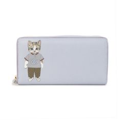 に*ん様 【新品】GUCCI ヒグチユウコ 長財布 ライトブルー - メルカリ