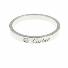 ◉Cartier 48 ミニラブリング ダイヤ 1P 750 WG 掃除キット付 - メルカリ