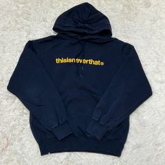 thisisneverthat ネイビー フード付きパーカー ネバザパーカー - メルカリ