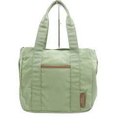 クロコダイル トートバッグ 鞄 カバン ブランド レディース グリーン CROCODILE 【中古】のサムネイル