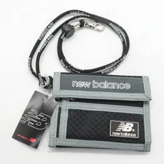 ニューバランス 三つ折り財布 未使用 ネックストラップ付 ナイロン キッズ メンズ ブラック NEW BALANCEのサムネイル