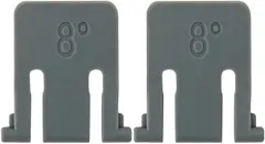 PCキーボード修理パーツスタンド 脚 足 パソコン 交換キット (ロジクール ロジテック Logicool Logitech,K200 K260 K270 K275 MK200 MK260 MK270 MK275グレー2個)のサムネイル