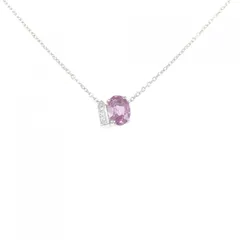 K18WG サファイヤ ネックレス 0.70CT