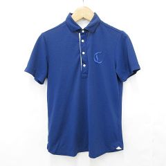 キャロウェイ CALLAWAY ゴルフ スポーツウエア シャツ ポロシャツ 半袖 速乾 青 白 ブルー ホワイト Mのサムネイル