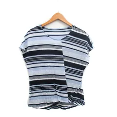 ギャバジンケーティー Gabardine K.T カットソー Tシャツ 半袖 ボーダー 11 ブルー 青 /KT34のサムネイル