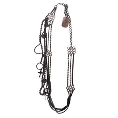 "Jean Paul GAULTIER" Rosary Gothic Multi Layered Long Necklessのサムネイル
