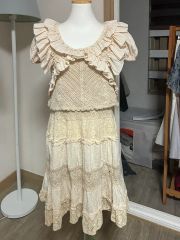 ピンクハウスフリル ベスト くすみピンク。オマケはディオールローラー 