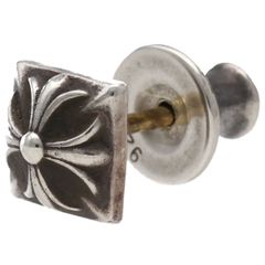 中古】 CHROME HEARTS クロムハーツ セメタリークロスリング 15.5号