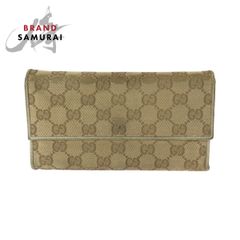 GUCCI グッチ 二つ折り長財布 GG柄 - メルカリ